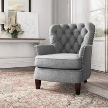 Load image into Gallery viewer, Cheekwood Armchair Gray #1537HW
