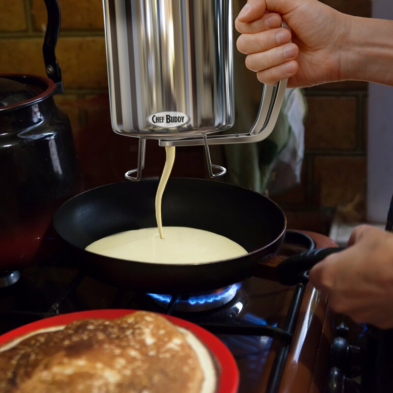 Chef Buddy 3-Cup Metal Batter Dispenser 7437