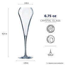 Load image into Gallery viewer, Chef &amp; Sommelier Open Up 7 oz. Effervescent Crystal Flute (Set of 6)
