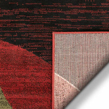 Load image into Gallery viewer, Chelsi Geometric Area Rug in Red, Runner 2&#39;7&quot; x 9&#39;10&quot;
