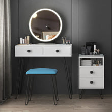 Load image into Gallery viewer, White Cheneyville Vanity Set with Stool and Mirror

