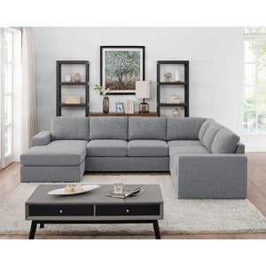 Cheryle 120.5" Reversible Modular Sectional Gray *AS IS
