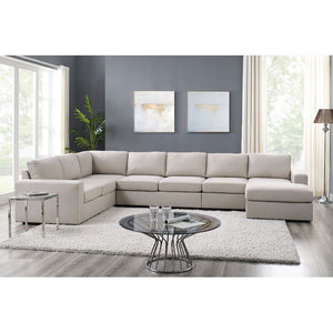 Cheryle 146.5" Wide Modular Sofa & Chaise 1261CDR (6 boxes)