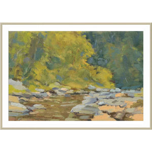 28.09" H x 40.09" W x 1.1" D Chesterfield Gorge - Picture Frame Painting