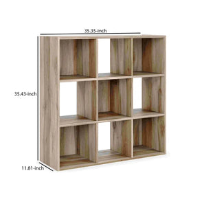 Chevelle 35.43'' H x 11.81'' W Solid Wood Cube Bookcase