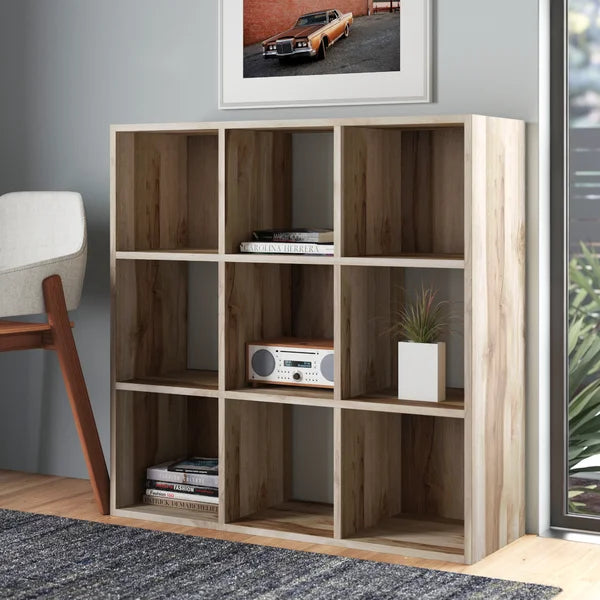 Chevelle 35.43'' H x 11.81'' W Solid Wood Cube Bookcase