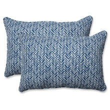 Load image into Gallery viewer, Chevron Throw Pillow, 16.5&quot; H x 24.5&quot; W x 5&quot; D
