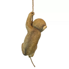 Load image into Gallery viewer, 16&#39;&#39; H x 7&#39;&#39; W x 6.5&#39;&#39; D Chico the Chimpanzee Hanging Baby Monkey Statue
