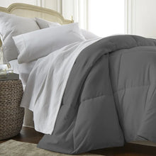 Load image into Gallery viewer, King Gray Chisolm All Season Microfiber Down Alternative Comforter

