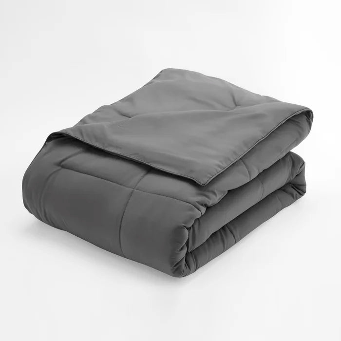 King Gray Chisolm All Season Microfiber Down Alternative Comforter