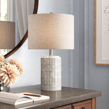 Load image into Gallery viewer, Chorale 21&#39;&#39; Distressed Gray/White Table Lamp
