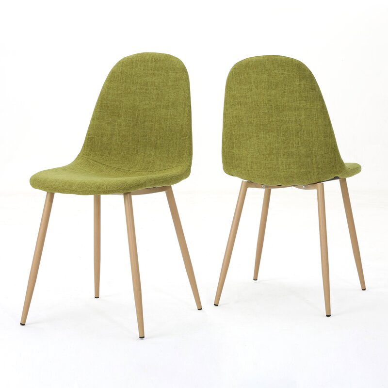 2pc Green Copley Upholstered Dining Chair Project 62, #6283