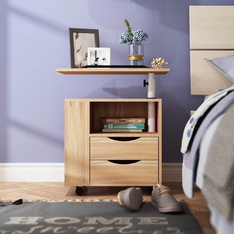 Oak Chyrell 2 - Drawer Nightstand MRM3846