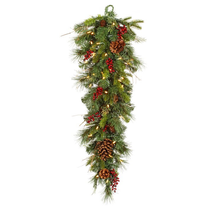 Cibola Mix Berry Artificial Christmas Teardrop