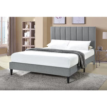 Load image into Gallery viewer, Queen Cicero Upholstered Low Profile Platform Bed
