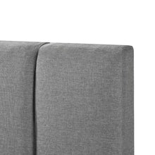 Load image into Gallery viewer, Queen Cicero Upholstered Low Profile Platform Bed
