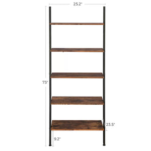 Ciotti 73'' H x 25.2'' W Steel Ladder Bookcase