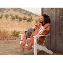 Load image into Gallery viewer, Cirrus Striped 100% Cotton Throw
