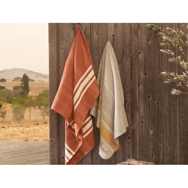 Cirrus Striped 100% Cotton Throw