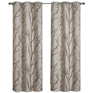 40" x 84" Clancy Polyester Room Darkening Curtain Panel, (Set of 2)