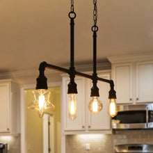 Load image into Gallery viewer, Clardy 4 - Light Kitchen Island Linear Pendant
