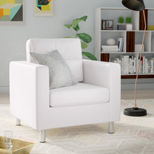 Load image into Gallery viewer, Clarence Club Chair White #1176HW
