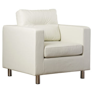 Clarence Club Chair White #1176HW