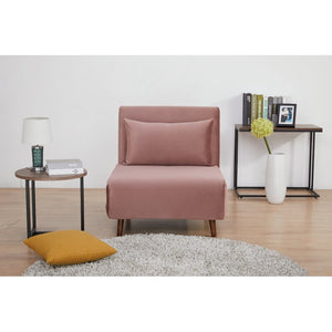 Clarissa 32'' Wide Velvet Convertible Chair