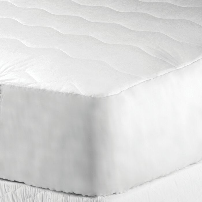 White Classic Plus Quilted 4oz Mattress Pad KIng Size 681CDR