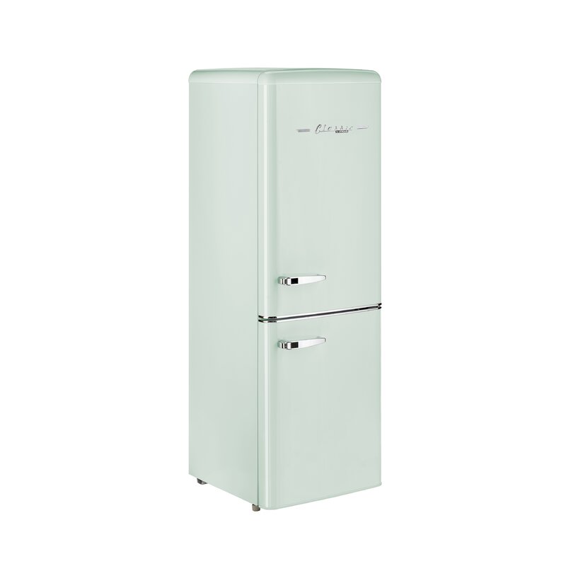 Light Green Classic Retro 22" Counter Depth Bottom Freezer Energy Star