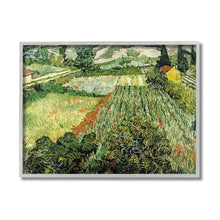 Load image into Gallery viewer, 16&quot; H x 20&quot; W x 1.5&quot; D Classic Van Gogh Field Painting Feld Mit Mohnblumen by Vincent Van Gogh - Graphic Art
