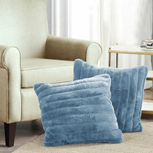 Load image into Gallery viewer, Arona Claudette Faux Fur Euro Pillow Cover (Set of 2) - 184DC
