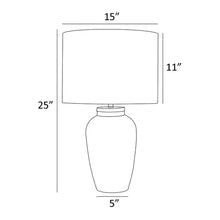 Load image into Gallery viewer, Claudin 25&#39;&#39; Battery Powered Integrated LED Outdoor Table Lamp
