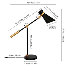 Load image into Gallery viewer, Brass Clawson Desk  Lamp 1218AH
