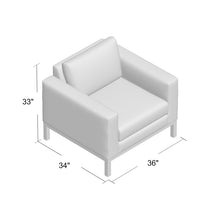 Load image into Gallery viewer, Clayton 36&#39;&#39; Wide Armchair
