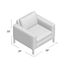 Load image into Gallery viewer, Clayton Upholstered Armchair
