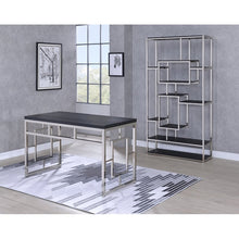 Load image into Gallery viewer, Clements 71&#39;&#39; H x 36&#39;&#39; W Iron Geometric Bookcase
