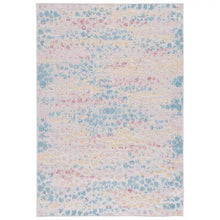 Load image into Gallery viewer, Clerkin Power Loom Performance Aqua/Pink Rug 8&#39; x 10&#39;
