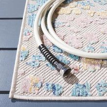 Load image into Gallery viewer, Clerkin Power Loom Performance Aqua/Pink Rug 8&#39; x 10&#39;
