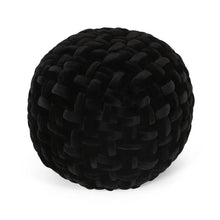 Load image into Gallery viewer, Clermont 20&#39;&#39; Wide Velvet Round Pouf Ottoman
