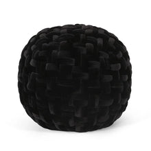 Load image into Gallery viewer, Clermont 20&#39;&#39; Wide Velvet Round Pouf Ottoman
