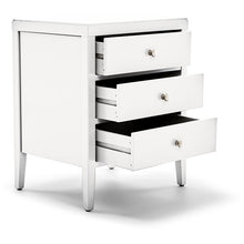 Load image into Gallery viewer, ClickDecor Finley Solid Wood 3 Drawer Nightstand
