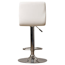 Load image into Gallery viewer, Clift Modern Vinyl Adjustable Height Barstool with Horizontal Stitch Back - Set of 2
