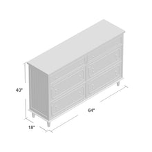 Load image into Gallery viewer, Clintwood 6 Drawer Sandstone Double Dresser
