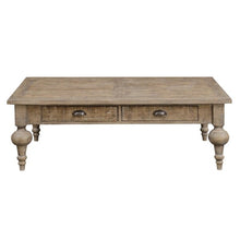 Load image into Gallery viewer, 18&#39;&#39; H x 52&#39;&#39; L x 32&#39;&#39; D Clintwood Solid Wood 4 Legs Coffee Table
