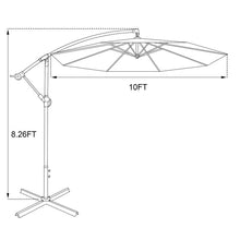 Load image into Gallery viewer, Clitheroe 10&#39; Cantilever Umbrella 7613
