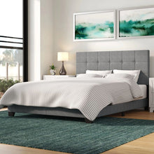 Load image into Gallery viewer, Cloer Tufted Upholstered Low Profile Standard Bed king
