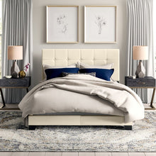 Load image into Gallery viewer, Cloer Tufted Upholstered Low Profile Standard Bed, king  AH3491
