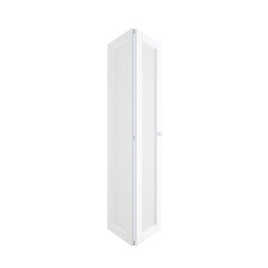 30" x 80" Closet Frame Glass Bi-Fold Doors with Installation Hardware Kit
