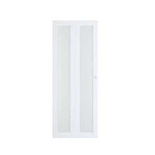 Load image into Gallery viewer, 30&quot; x 80&quot; Closet Frame Glass Bi-Fold Doors with Installation Hardware Kit
